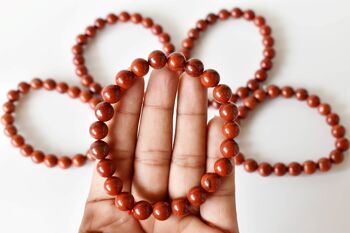 Red Jasper Bracelet, Crystal Bracelet (Manifestation and Inner Peace) 10