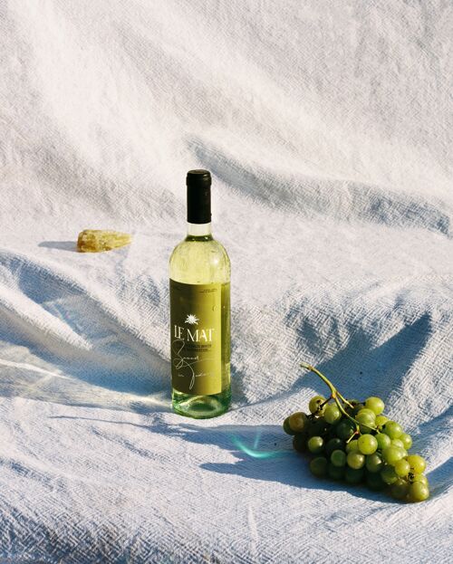 Non Alcoholic Wine Alternative, Le Mat, Summer in Tuscany, White, 750ml