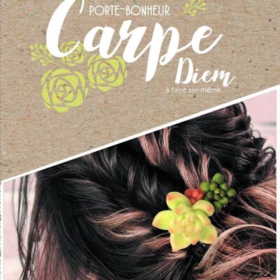 KIT BIJOU PORTE BONHEUR CARPE DIEM PEIGNE CHEVEUX