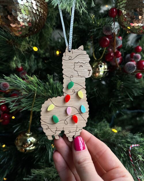 Llama Christmas Decoration