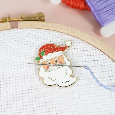 Santa Face Magnetic Needle Minder