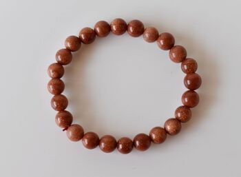 Red Sandstone Bracelet, Crystal Bracelet (Creativity and Truth) 5