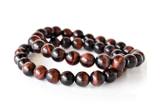 Red Tiger Eye Bracelet, Crystal Bracelet (Happiness and Self Discovery)