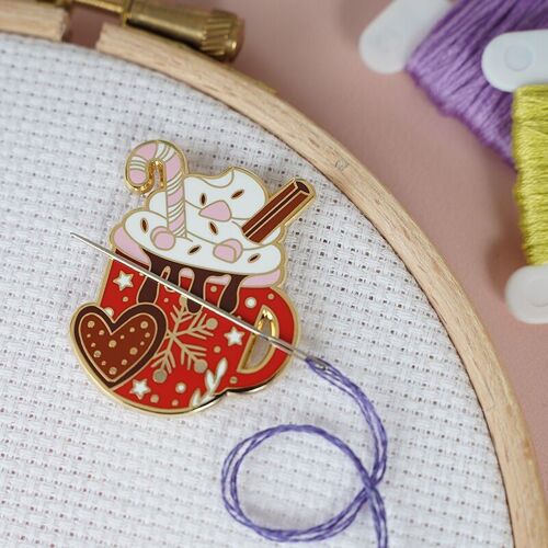 Hot Chocolate Magnetic Needle Minder