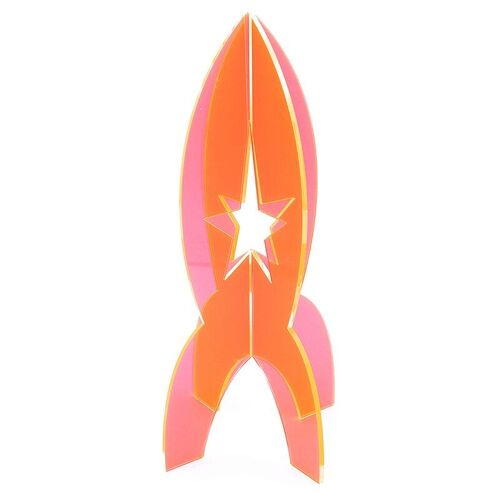 Dekofigur Orange Rocket