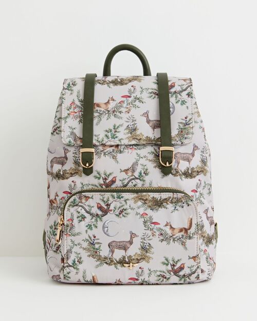 A Night's Tale Woodland Mini Backpack Crystal Grey