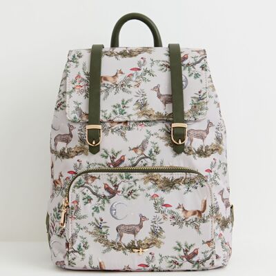 A Night's Tale Woodland Mini Backpack Crystal Grey