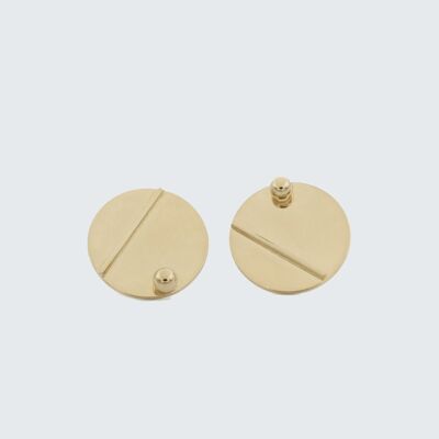 Boucles d'oreilles plateau GEOMETRIC