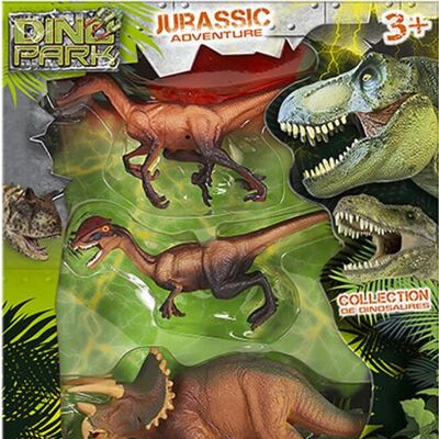 STARLUX - Sortiment mit 2 Boxen mit je 3 Dinosauriern Dinopark Jurassic Adventure - 815032