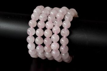 Rose Quartz Bracelet, Crystal Bracelet (Self-Love and Concentration) 3