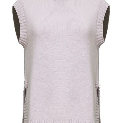 Hafida - Gilet maglione in cashmere