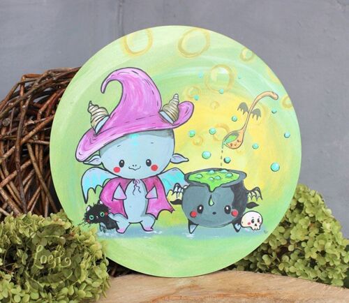 Art Witches Cauldron Round