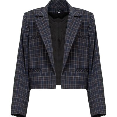 Hager - Short blazer jacket made of merino wool