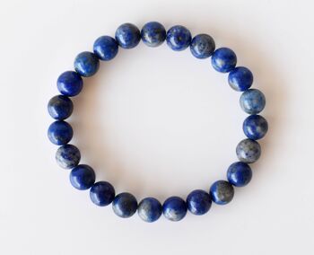 Lapis Lazuli Bracelet, Crystal Bracelet (Angelic Communication and Luck) 7