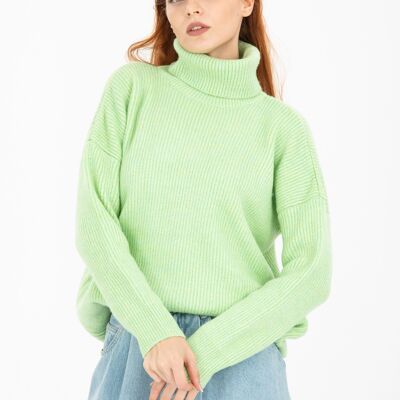 GREEN knitted sweater - ASHE