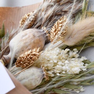 Bouquet de fleurs séchées - Joyeux Noël NATURE