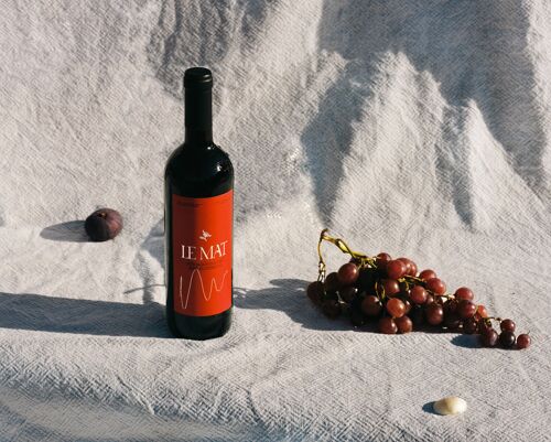 Non Alcoholic Wine Alternative, Le Mat, Muse, Red, 750ml
