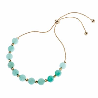 Lariat Bracelet with semi precious beads