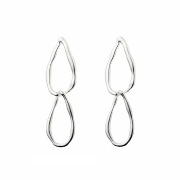 2 boucles d'oreilles en forme de goutte d'eau 2