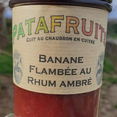 patafruit banana flambé with rum