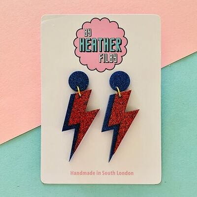 Ziggy Bolt Earrings –Large