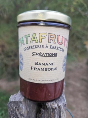 Patafruits créations banane framboise 250g