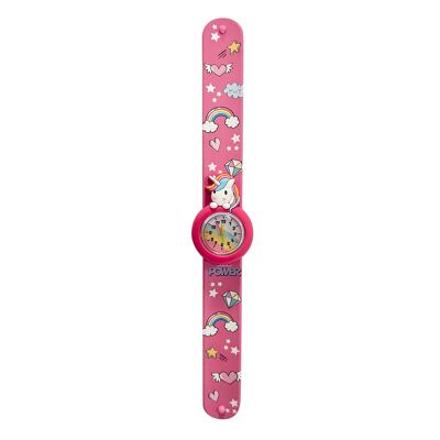 Licorne montre bracelet flexible en silicone