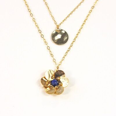 Collana Anemone Pazzo - Sodalite