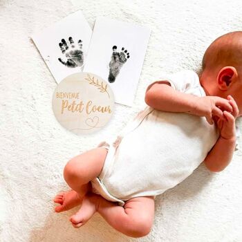 10 Sets - Cartes Étapes Bébé  en bois (Ma Première Année) 2