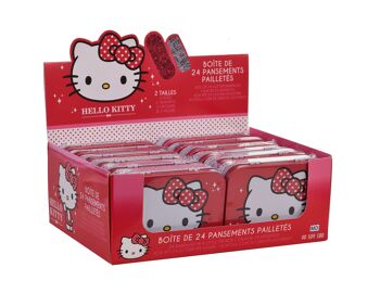 Hello Kitty - Boîte en Métal de Pansements (24 pansements)