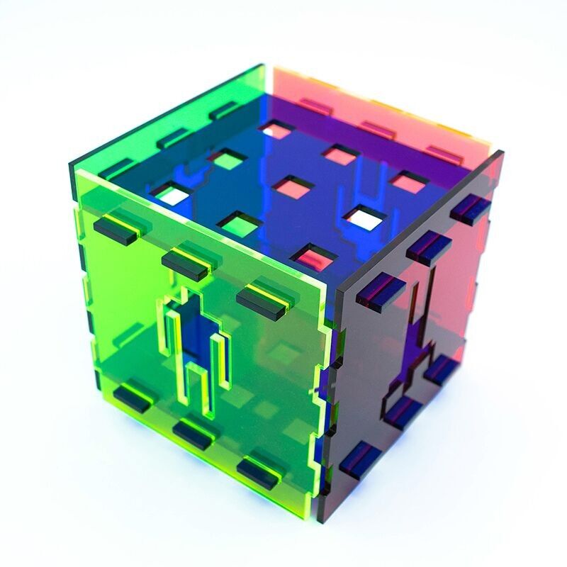 Figura decorativa della scatola magica