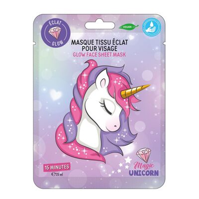 Unicorn - Feuchtigkeitsspendende Tuchmaske für das Gesicht - 25 ml