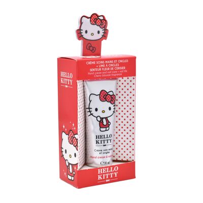 Hello Kitty - Crema para el cuidado de manos y lima de uñas - 30 ml
