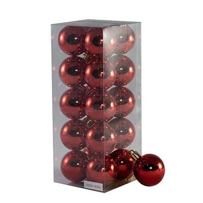 Set 20 Bolas navidad 4CM (7 colores)