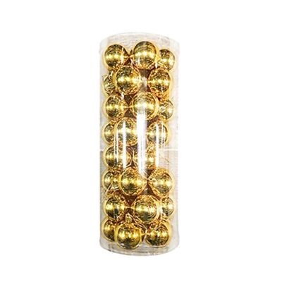 Colgante de Bolas 5CM set 40pcs 3 colores brillante