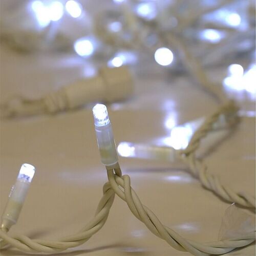 100 Luces micro LED cable de goma 10m (3 colores)