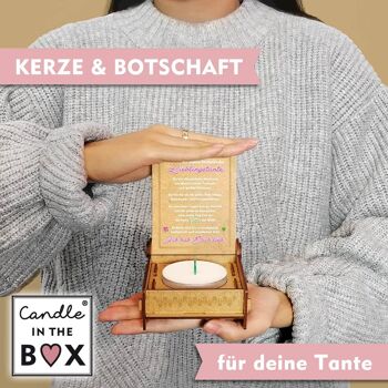 Bougie IN THE BOX « Tante » – 20 pièces (ou mélange de motifs) 3