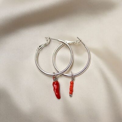 boucles d'oreilles poivre ♡ argent