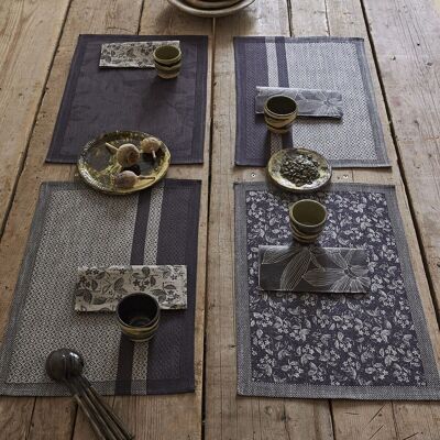 Set De Table Enduit Slow Life Cannage Coton / Lin