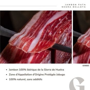 Jambon ibérique 100% artisanal "Plata Negra Cinco Carat" - 100gr 3