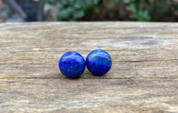Boucles d'oreilles en Lapis Lazuli 3