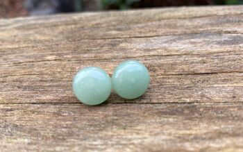 Boucles d'oreilles en Aventurine 2