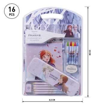 ENSEMBLE DE PAPETERIE SCOLAIRE FROZEN II - 2100003563 2