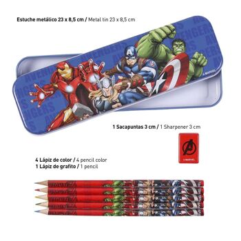 ENSEMBLE DE PAPETERIE SCOLAIRE AVENGERS - 2100003565 5