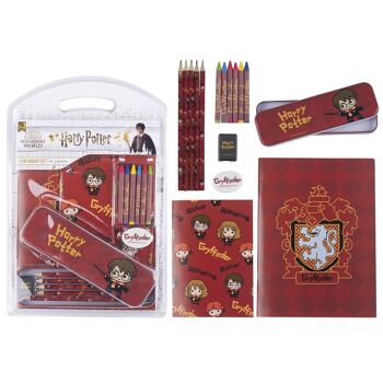 ENSEMBLE DE PAPETERIE SCOLAIRE HARRY POTTER GRYFFONDOR - 2100003566 1