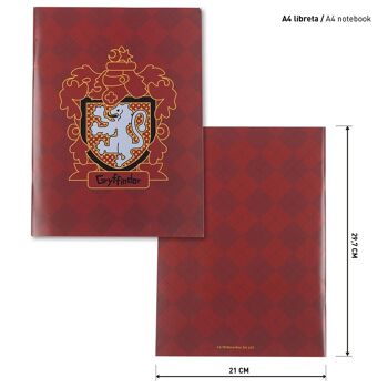 ENSEMBLE DE PAPETERIE SCOLAIRE HARRY POTTER GRYFFONDOR - 2100003566 3