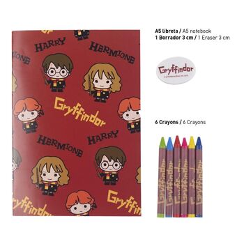 ENSEMBLE DE PAPETERIE SCOLAIRE HARRY POTTER GRYFFONDOR - 2100003566 4