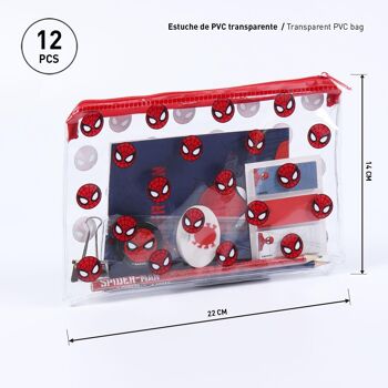 ENSEMBLE DE PAPETERIE SCOLAIRE SPIDERMAN - 2100003571 2