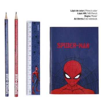 ENSEMBLE DE PAPETERIE SCOLAIRE SPIDERMAN - 2100003571 3