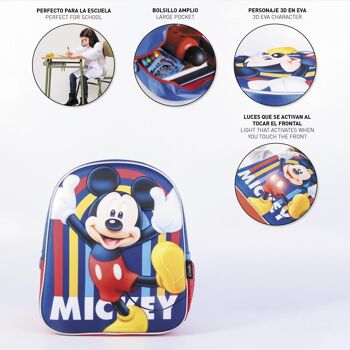 SAC À DOS ENFANT MICKEY LIGHTS 3D - 2100003799 4